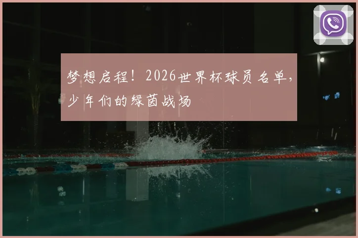 梦想启程！2026世界杯球员名单，少年们的绿茵战场